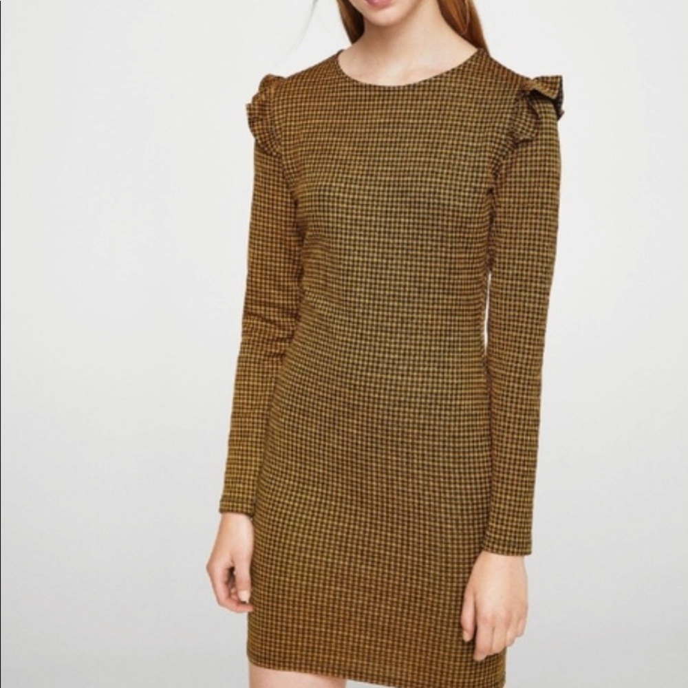 Brand New Mango Gingham Dress